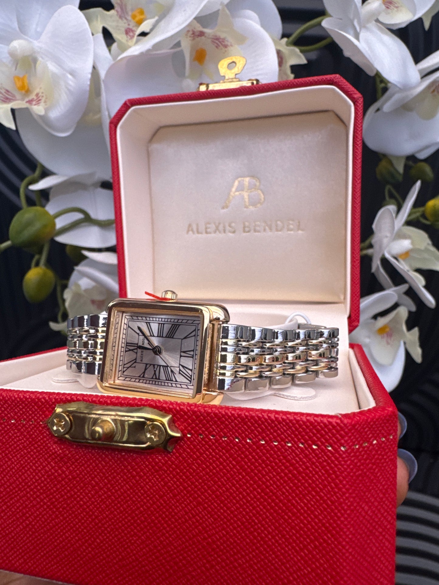 Dual Tone Watch with Box