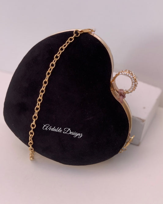 Heart Shaped Clutch Bag