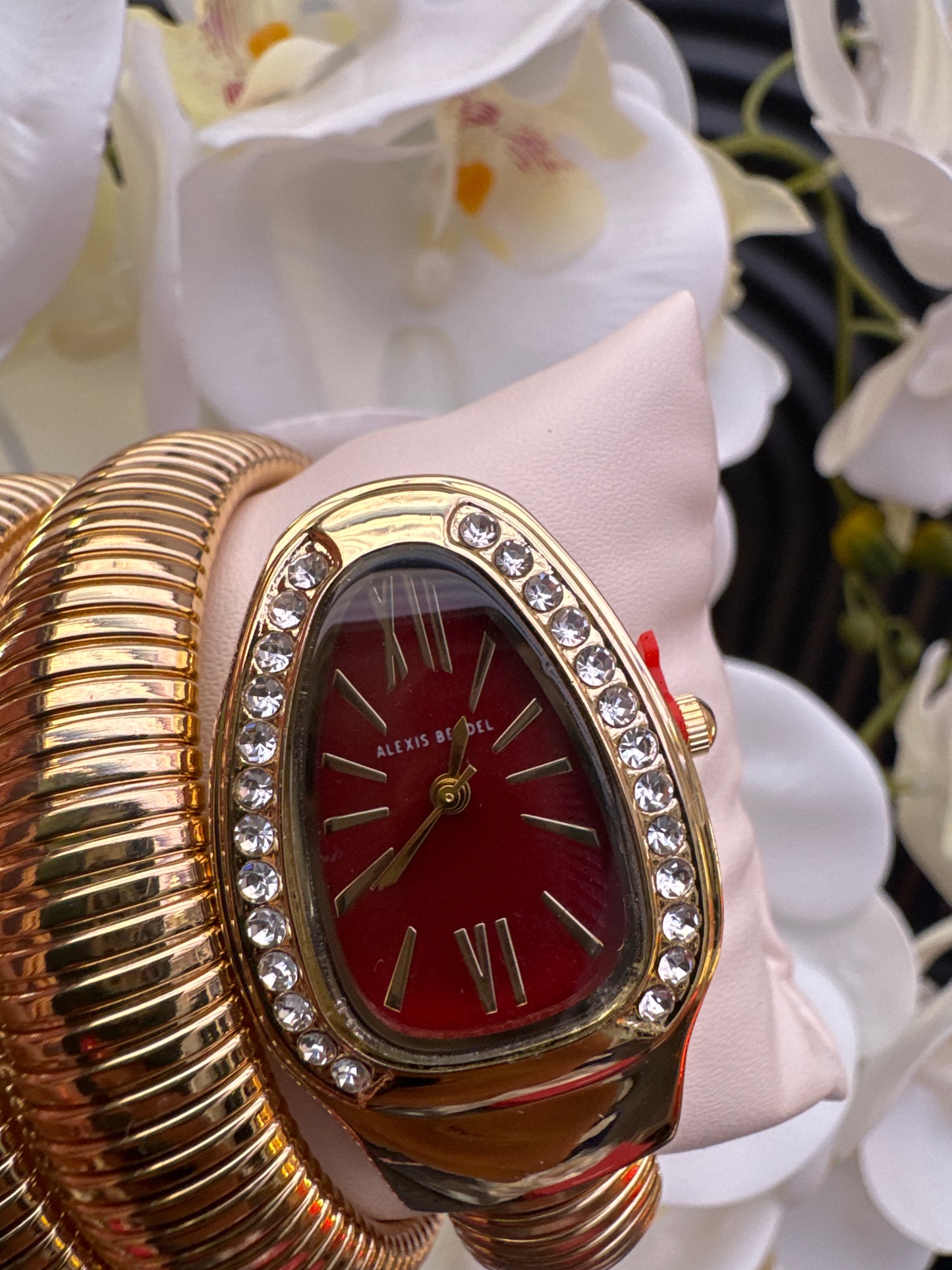 Gold Tone Diamante Embellished Watch