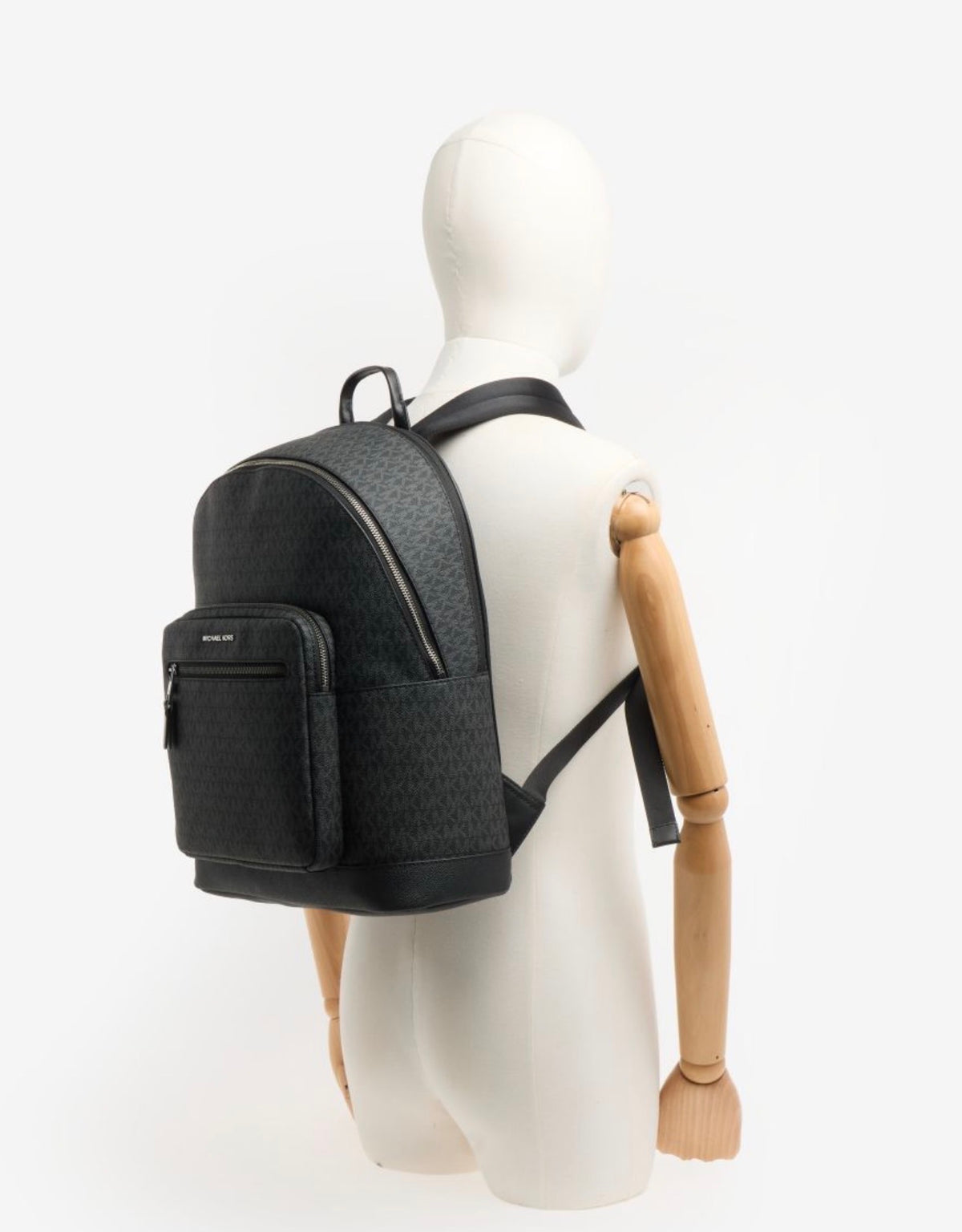 MICHAEL KORS Black Logo Backpack - Authentic Retail Product