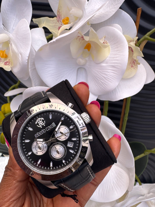 Roberto Cavalli  Classic Quartz Black Watch