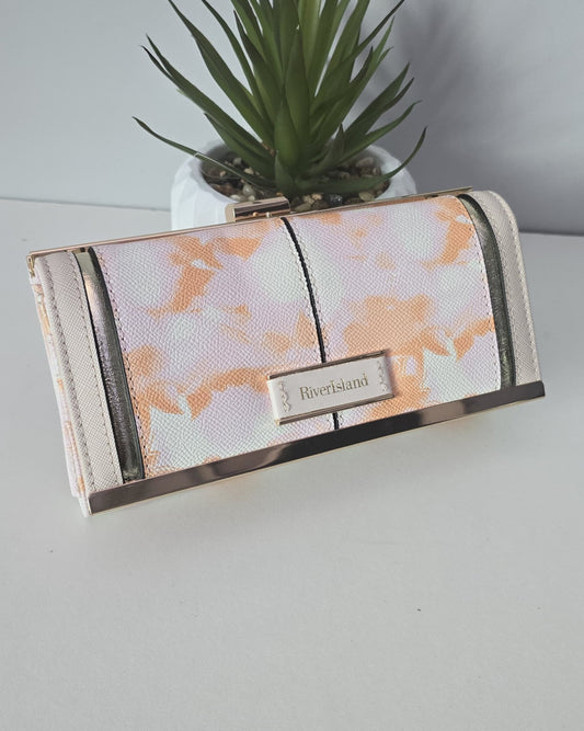 Floral Clip Top Purse