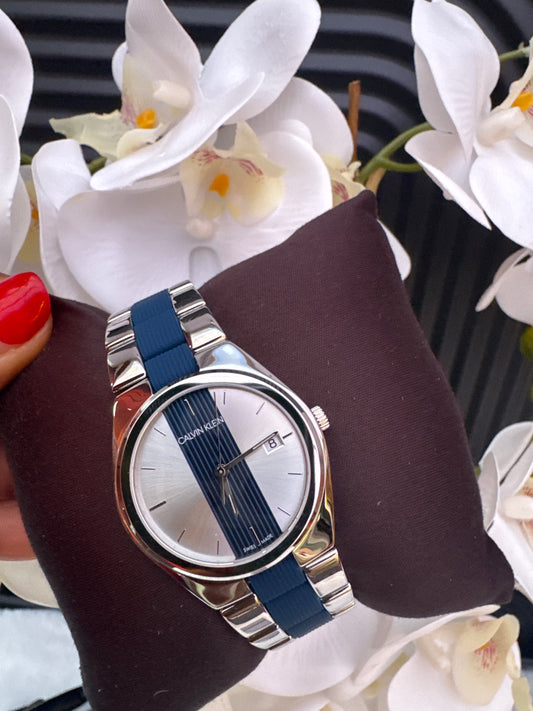 CK Stainless steel dual tone bracelet watch