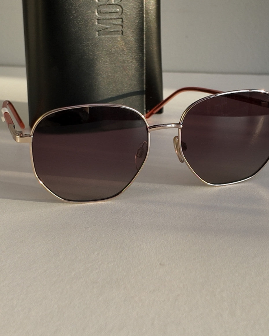 Moschino Eyewear with Leather Case