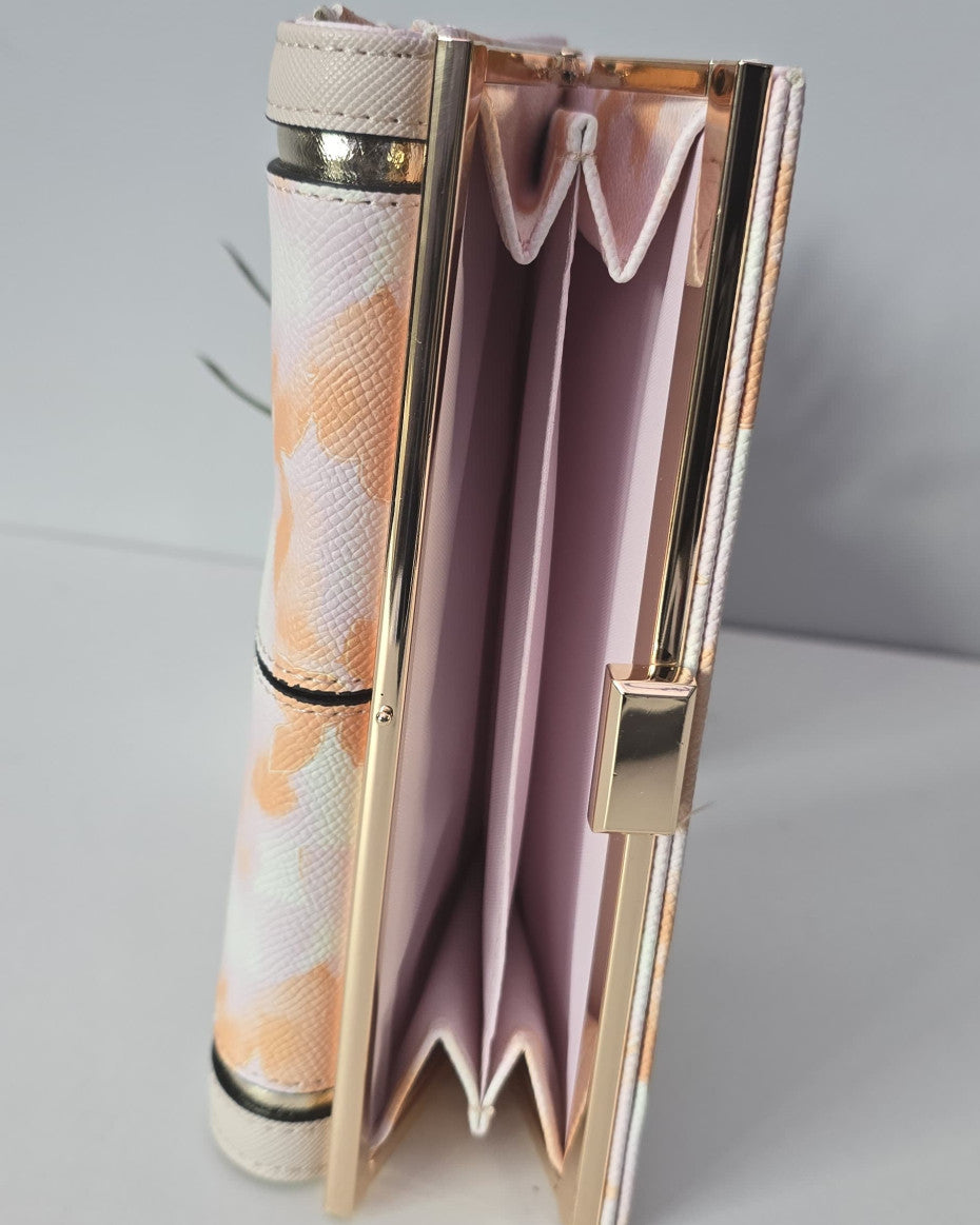 Floral Clip Top Purse
