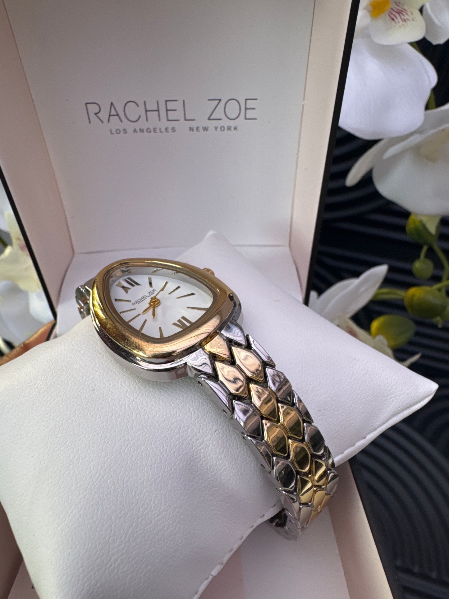 Dual Tone Bracelet Watch