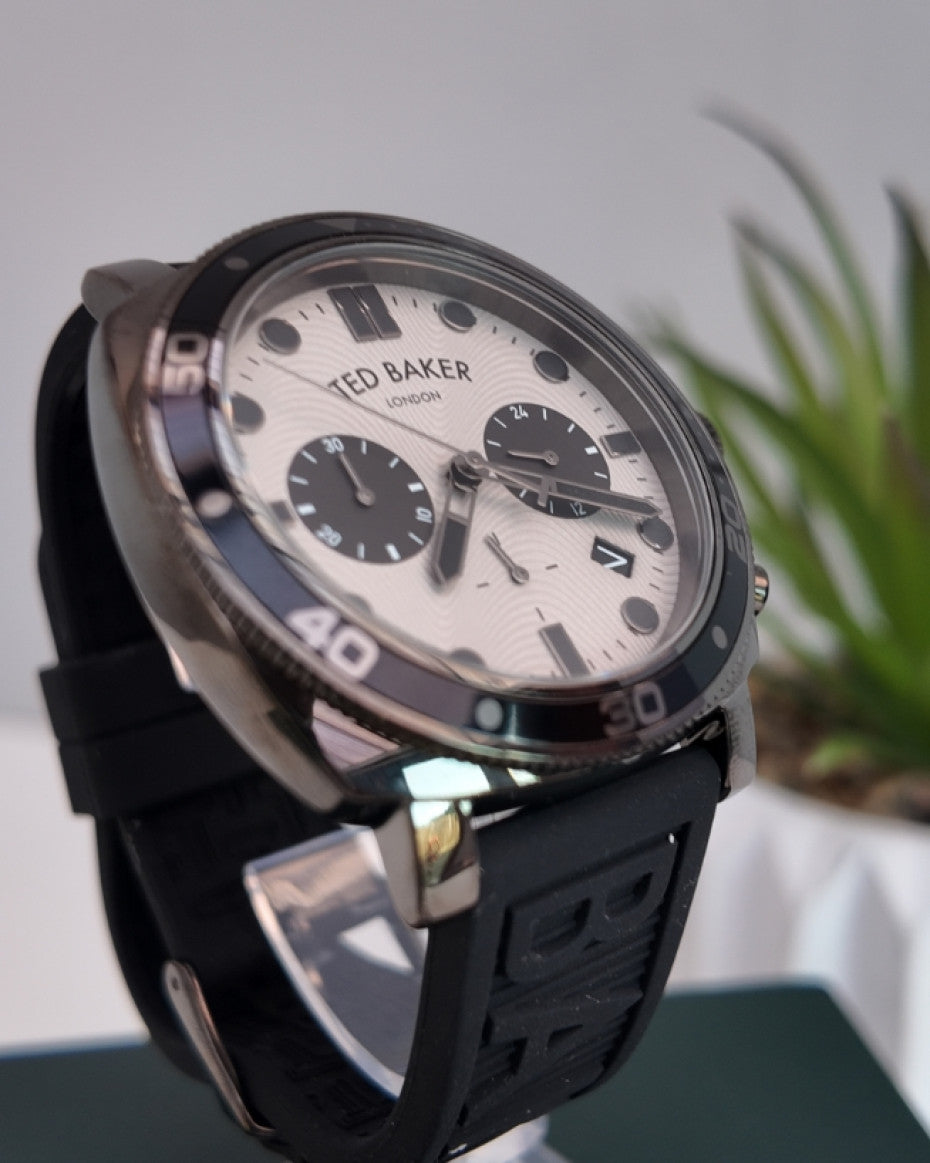 Ted Baker Black Chronograph Watch