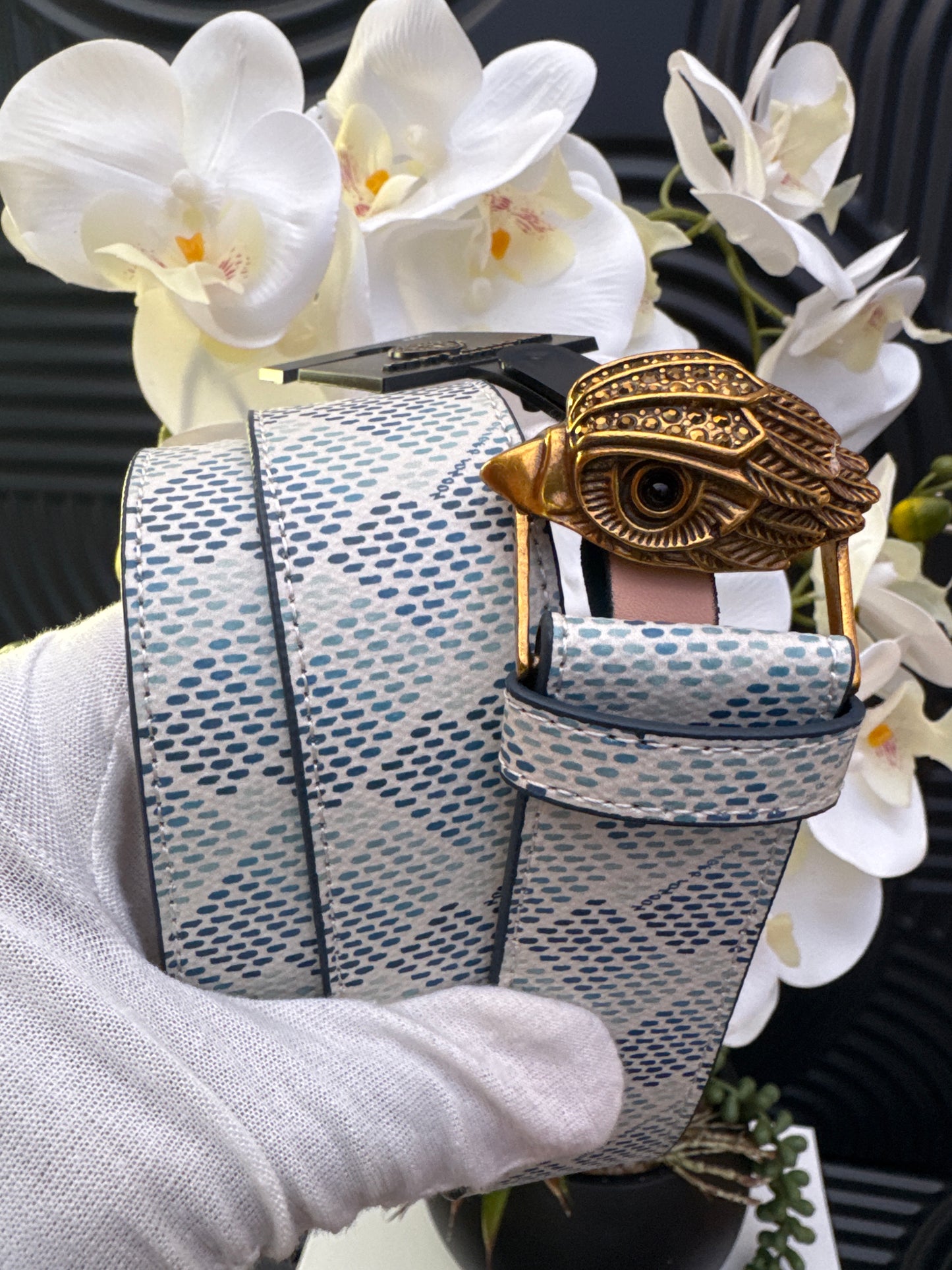 Kurt Geiger KG Canvas Belt