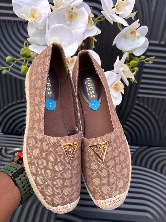 Light Brown Monogram Espadrilles