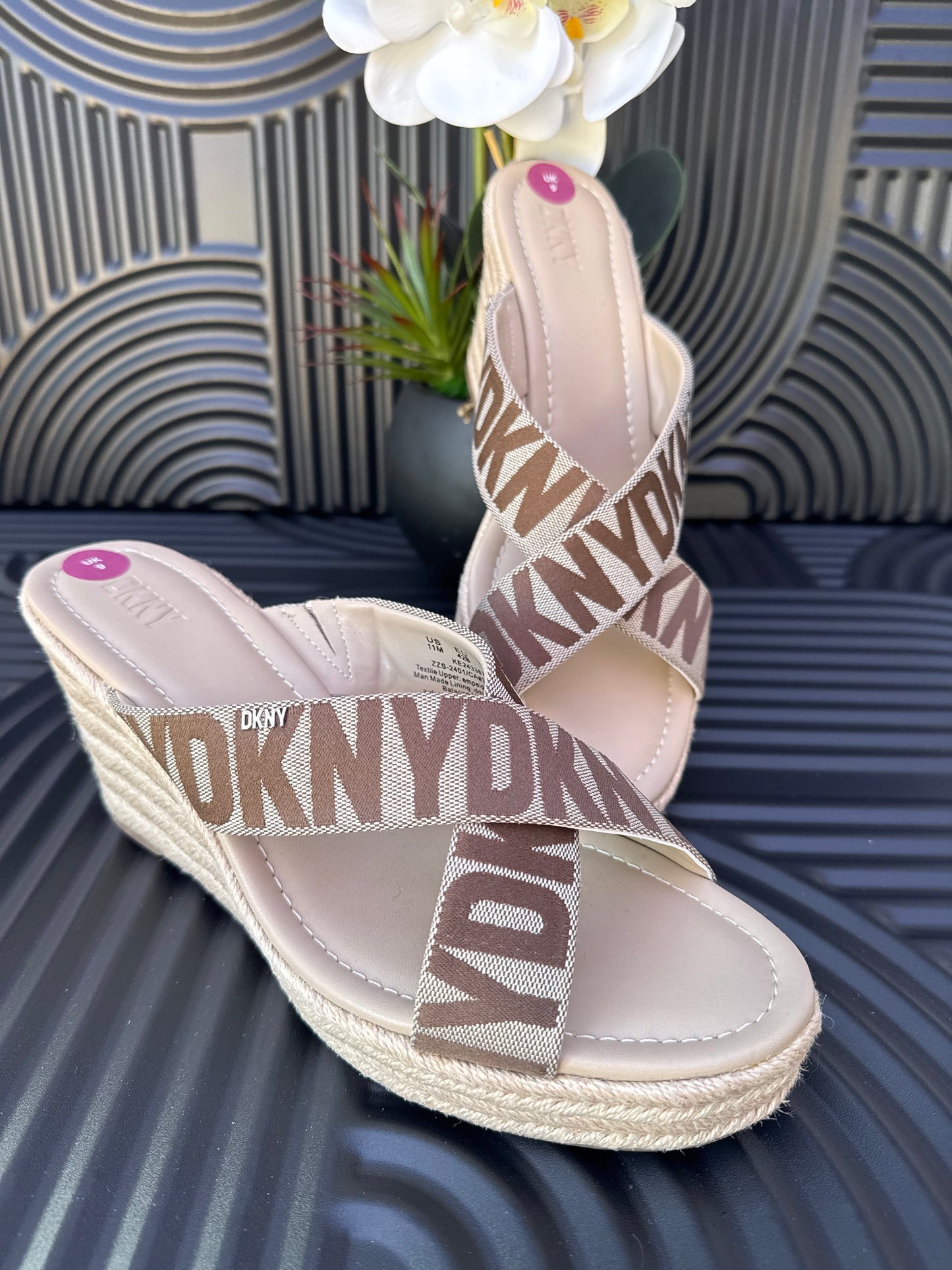 DKNY Platform Wedge Sandal