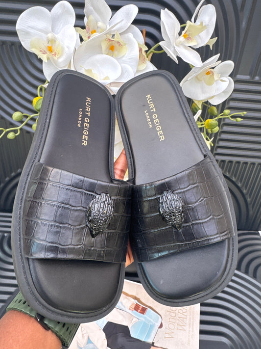 Black Kurt Geiger Slide Sandal for Men