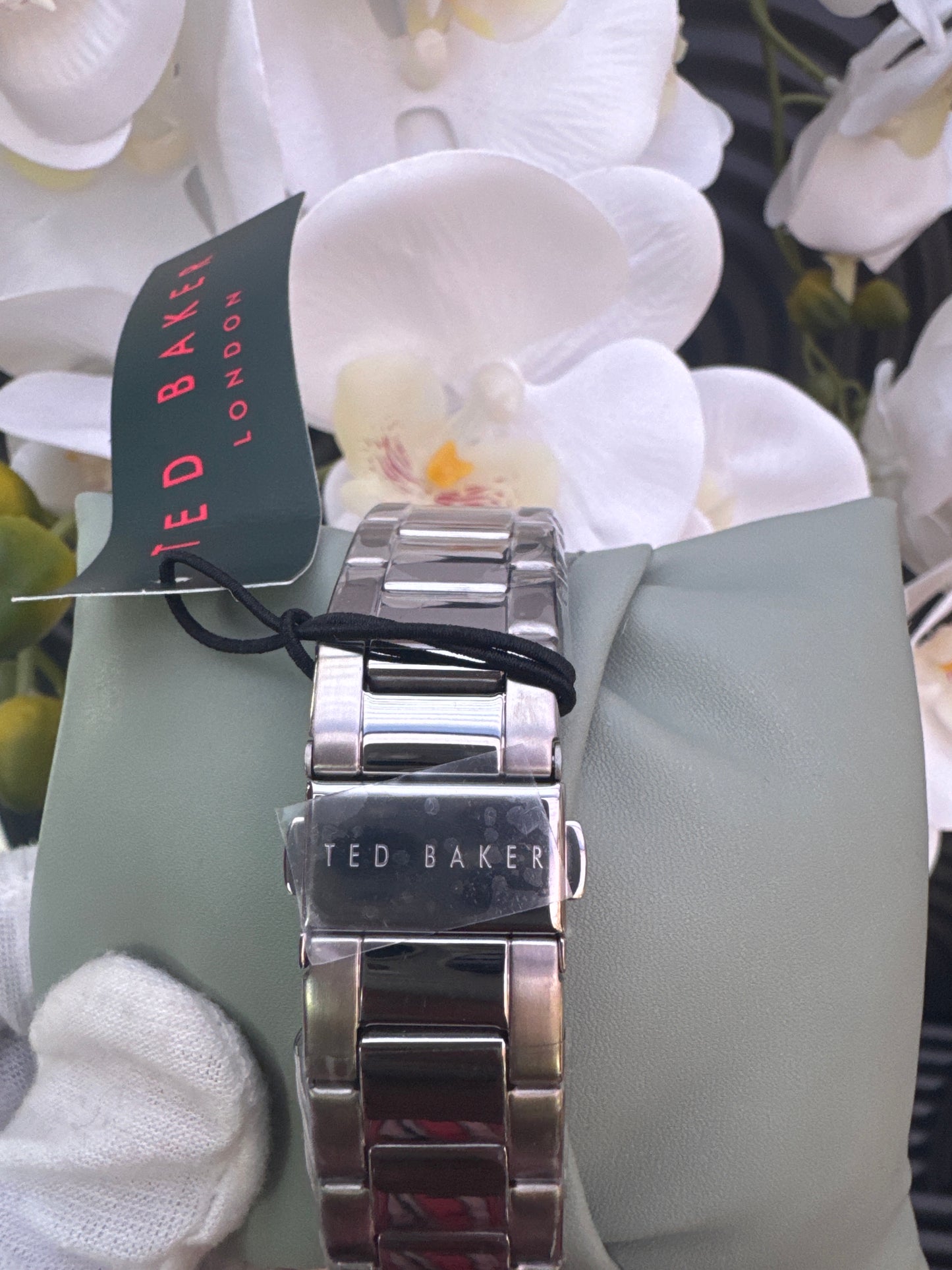 Ted Baker Stainless Steel Bracelet Black Dial Watch