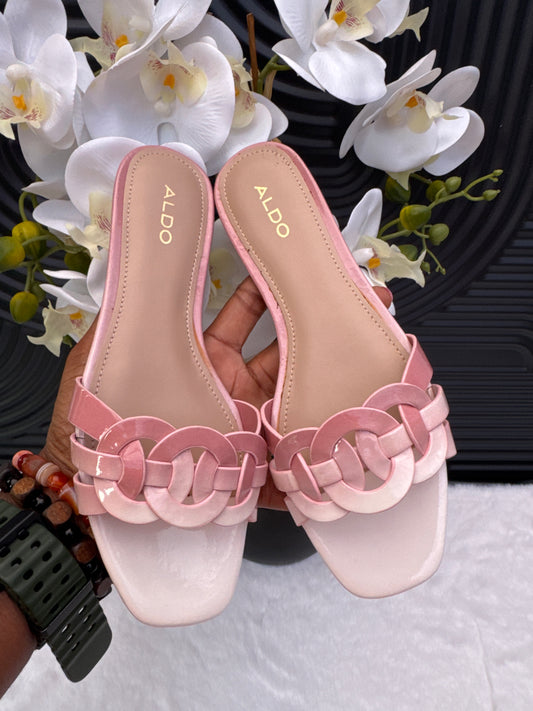 ALDO Patent Pink Sandal