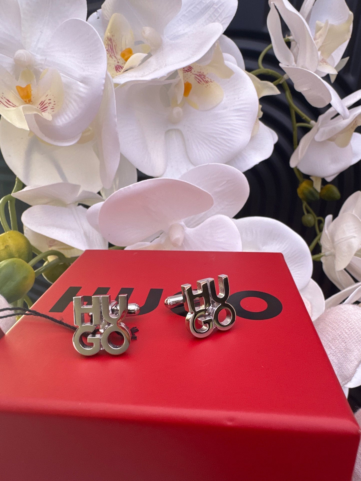 Hugo Boss Stainless Steel Cufflinks