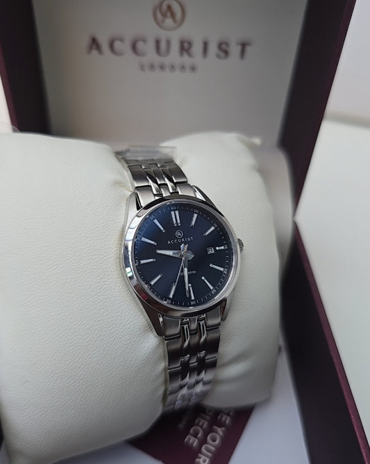 Accurist Ladies Blue Dial Watch