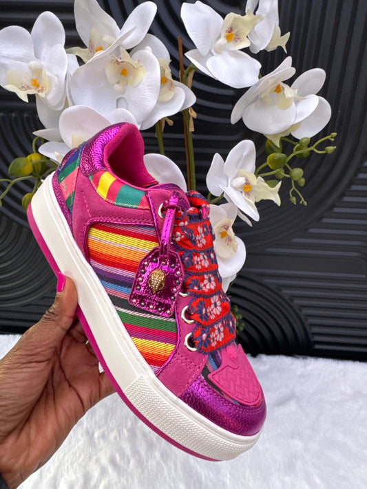 Kurt Geiger Sneakers in Fuschia Mix