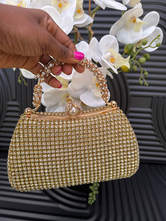 Gold Clutch Bag