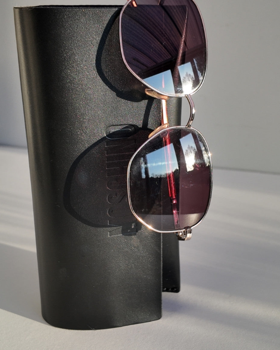 Moschino Eyewear with Leather Case
