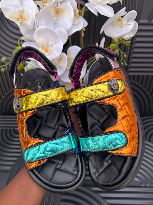KG Quilted Multicolour Sandals
