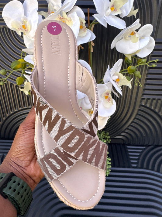DKNY Platform Wedge Sandal