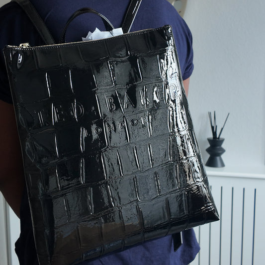 Leather Icon Backpack
