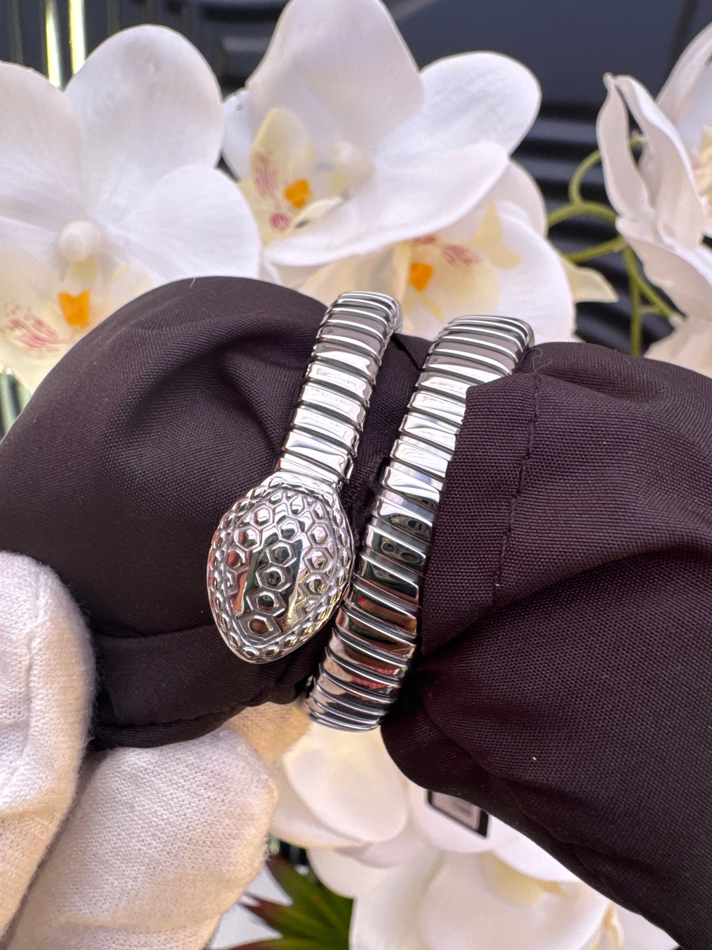 Just Cavalli Silver Tone Watch