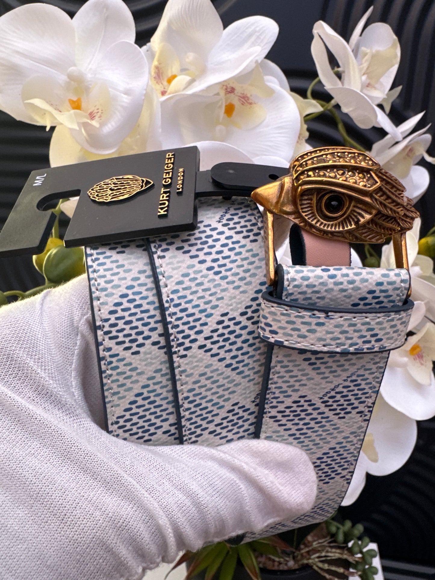 Kurt Geiger KG Canvas Belt
