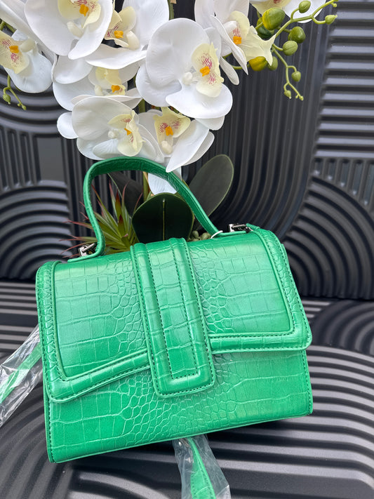 Ladies Green Crossbody Bag