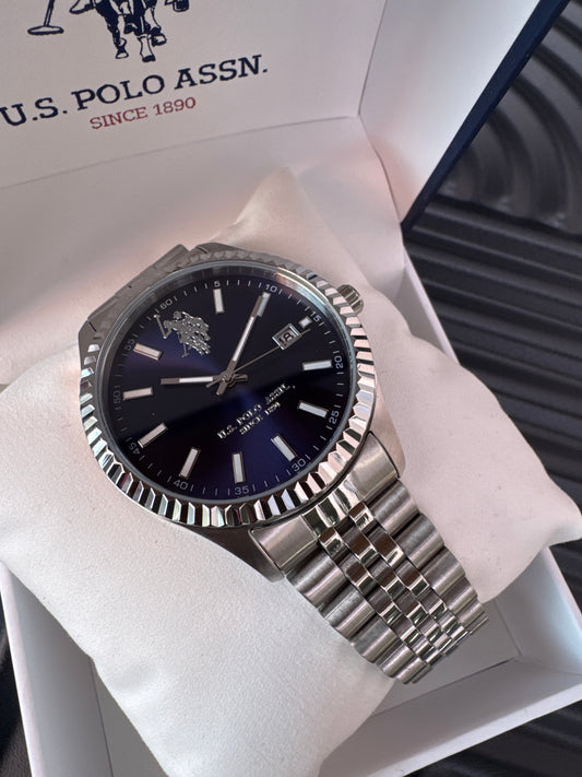 US Polo Assn Dark Blue UNISEX Stainless Steel Watch
