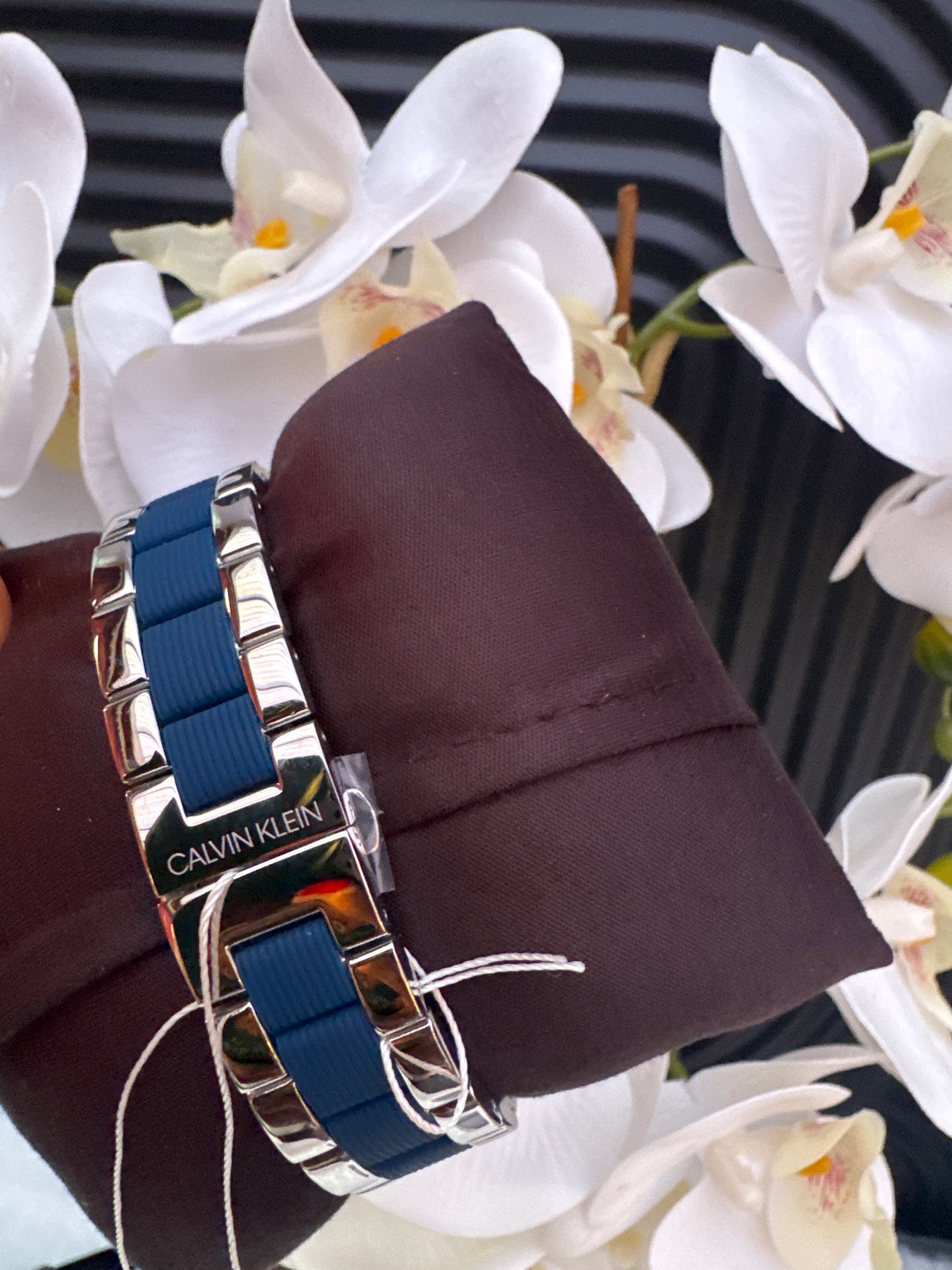 CK Stainless steel dual tone bracelet watch