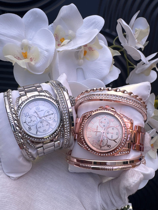 Watch & Bracelet Set