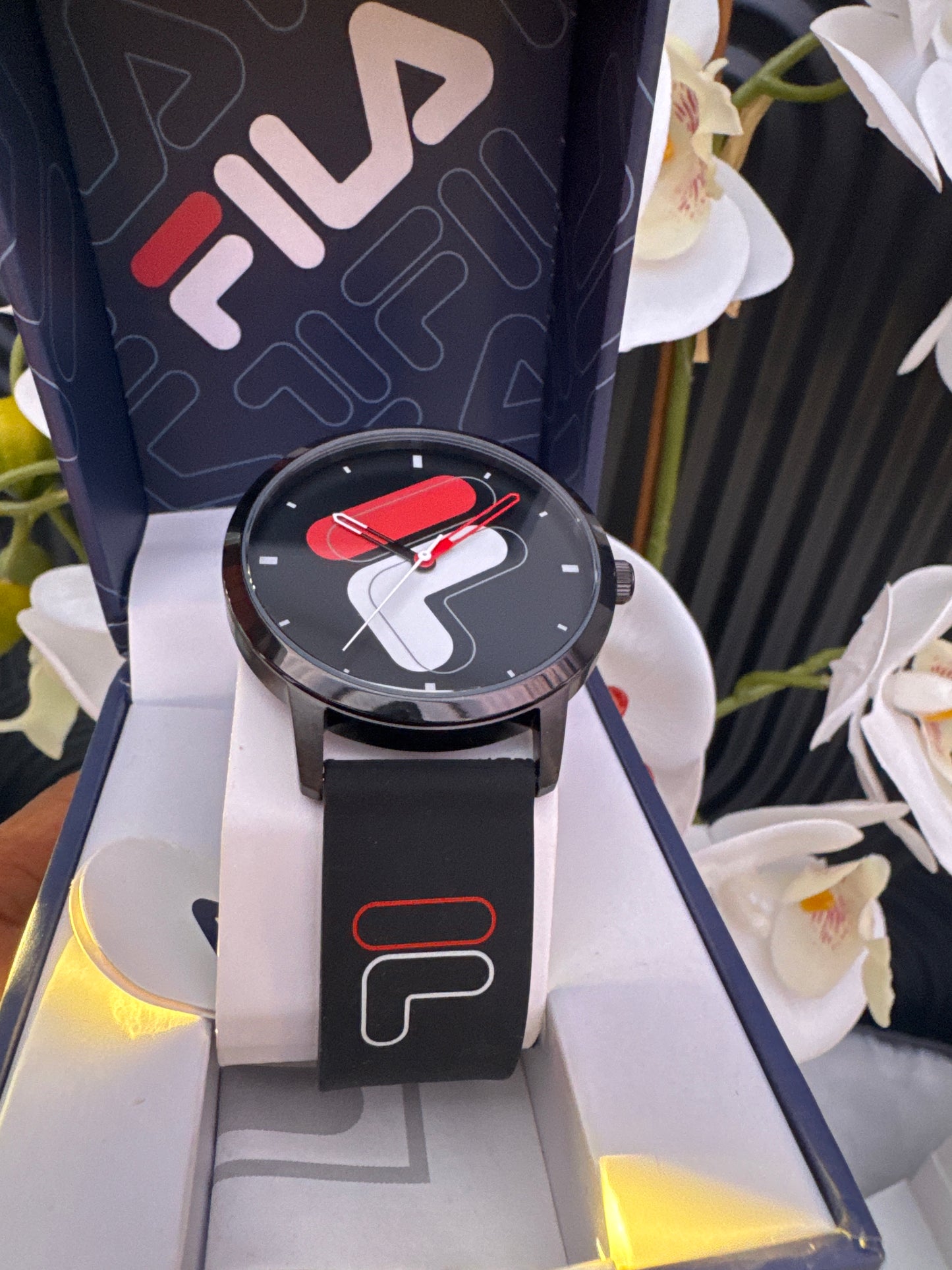 Black Logo Watch