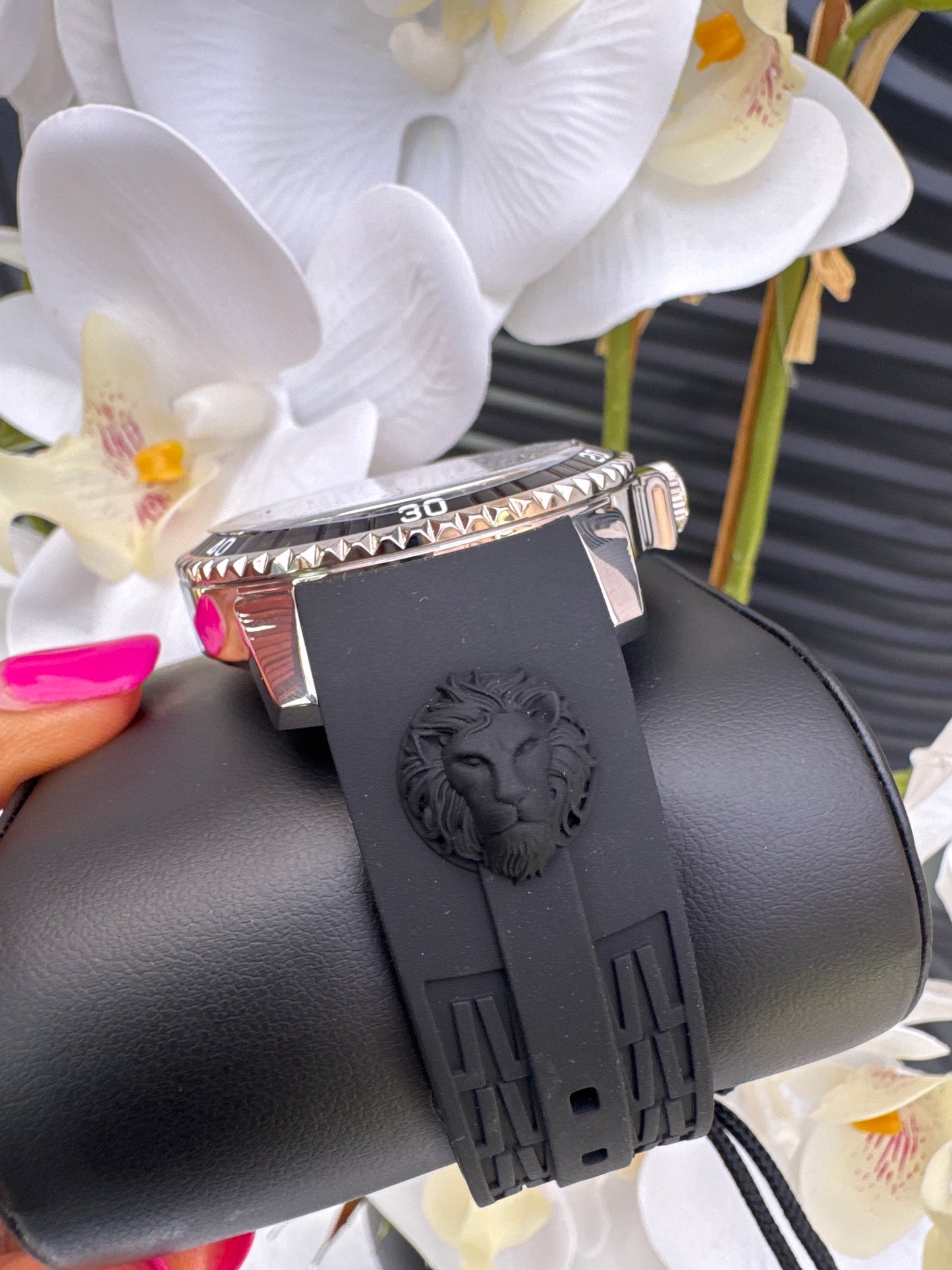 Versus Versace Chronograph Watch with Silicon Strap
