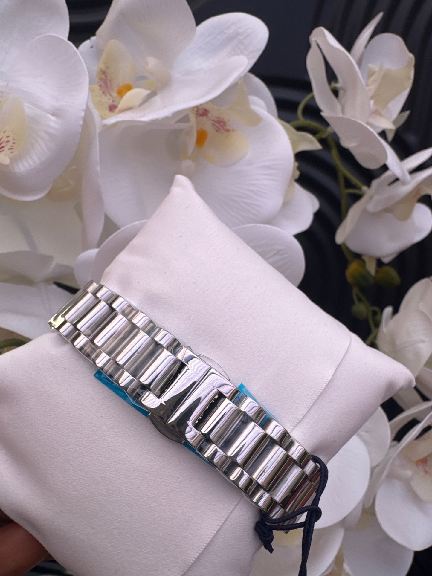 US Polo Silver Tone Watch with Chocolate Dial