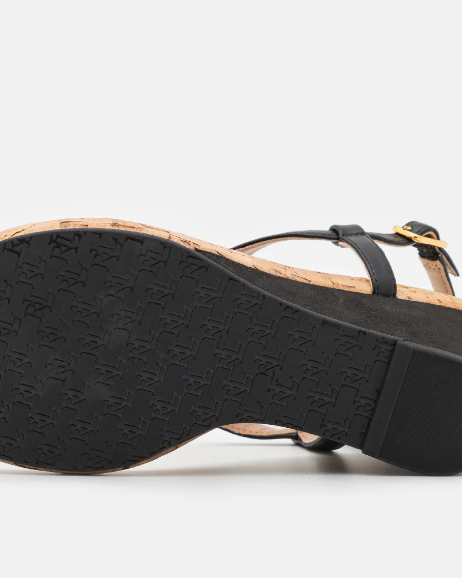 Ralph Lauren T-Bar Wedge Sandal