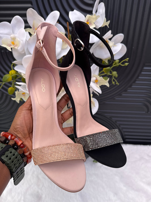 ALDO Leather heeled Sandal