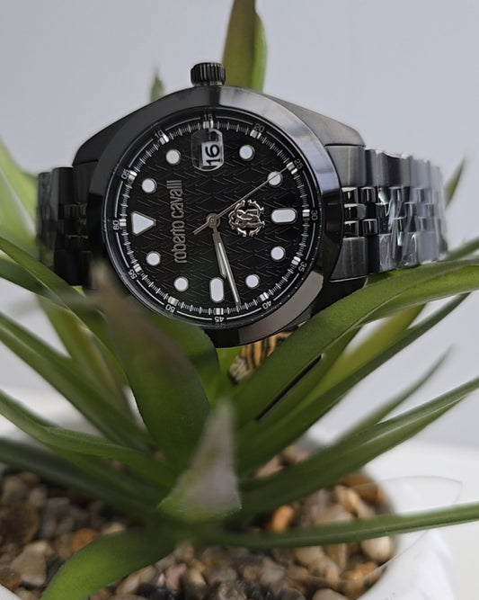 Roberto Cavalli Black Dial Watch