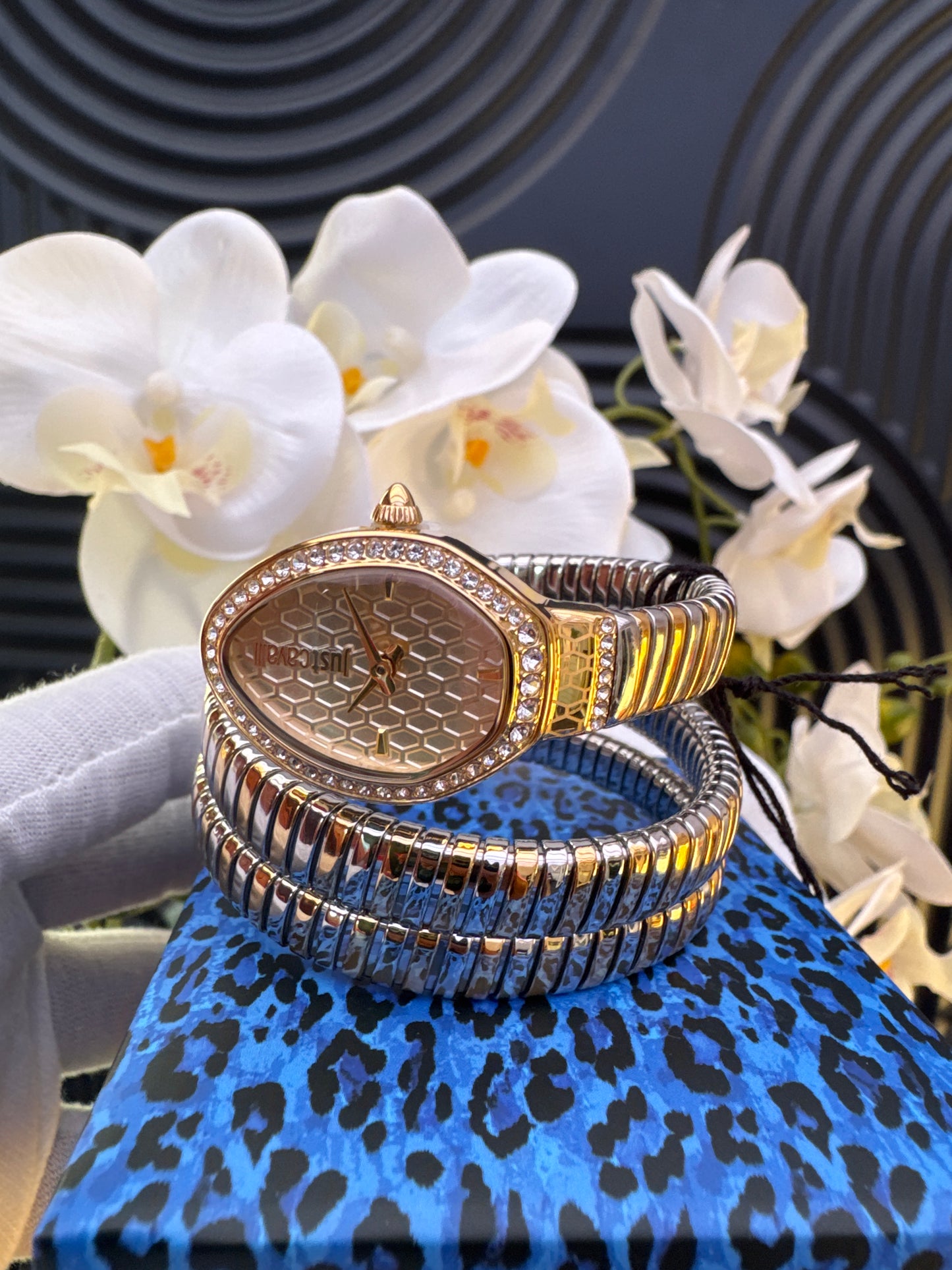 Just Cavalli Dual Tone Bracelet Watch