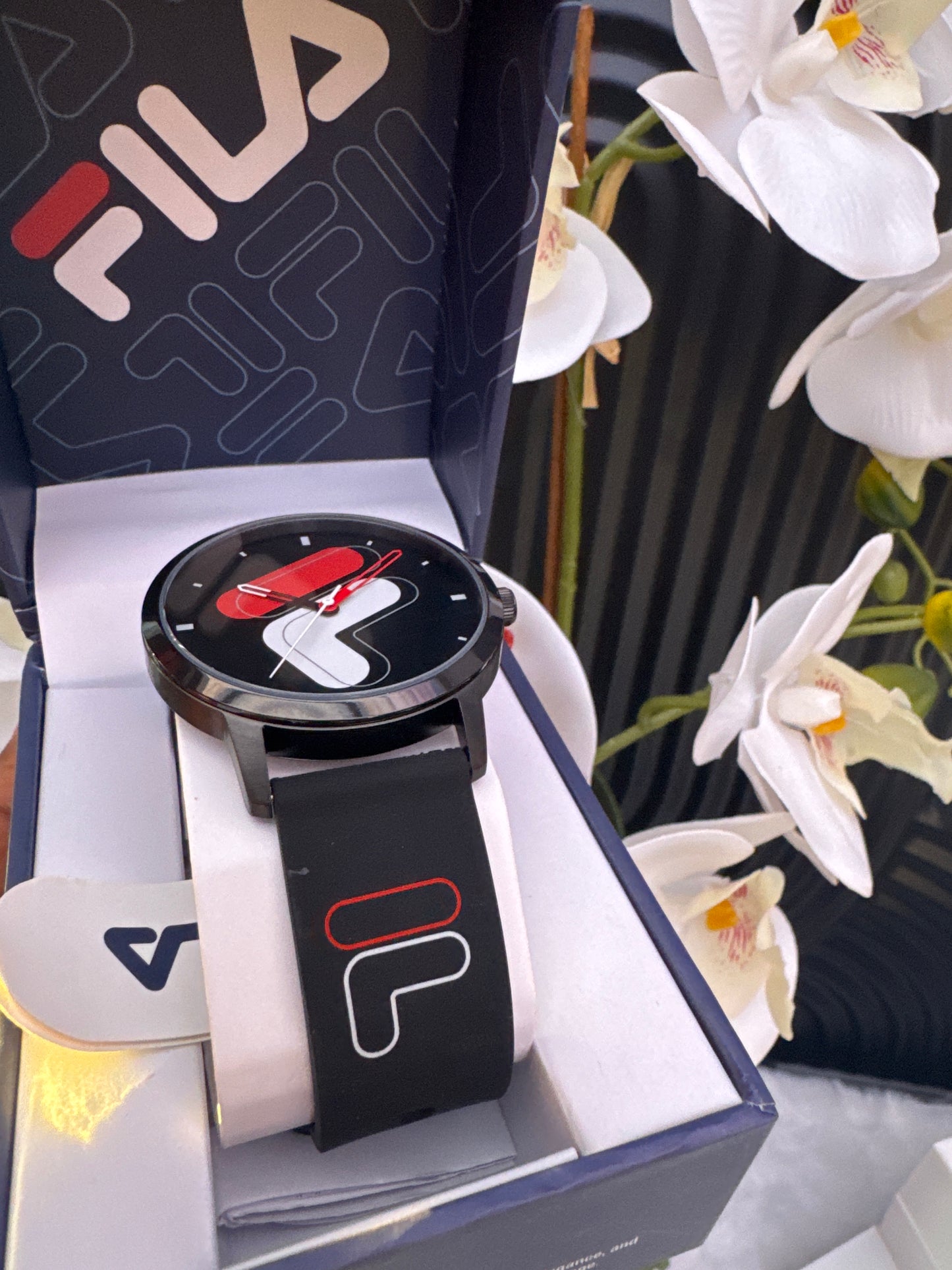 Black Logo Watch