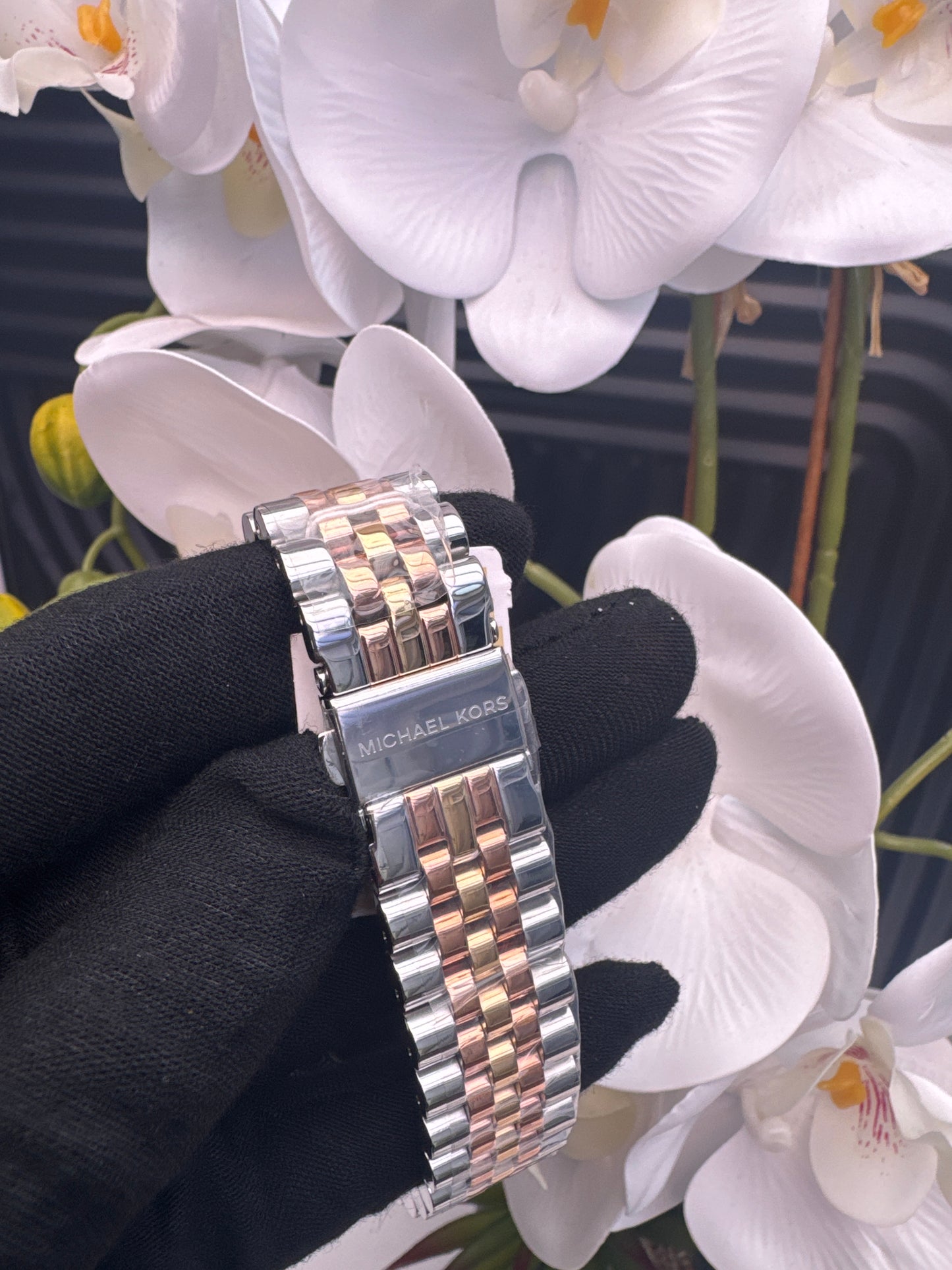 MK Three Tone Watch for Ladies - Authentic Retail Product