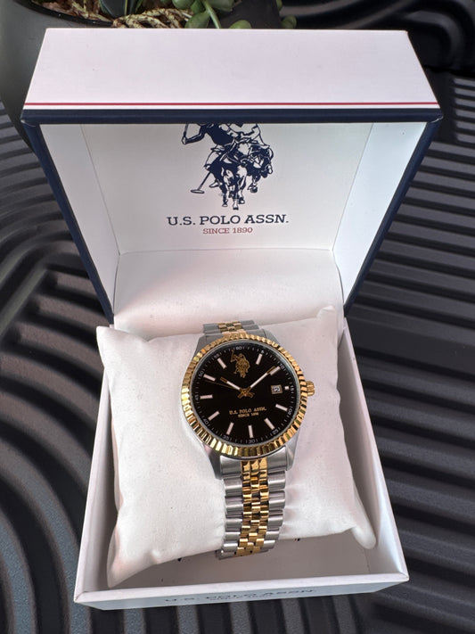US Polo Two-Tone Watch