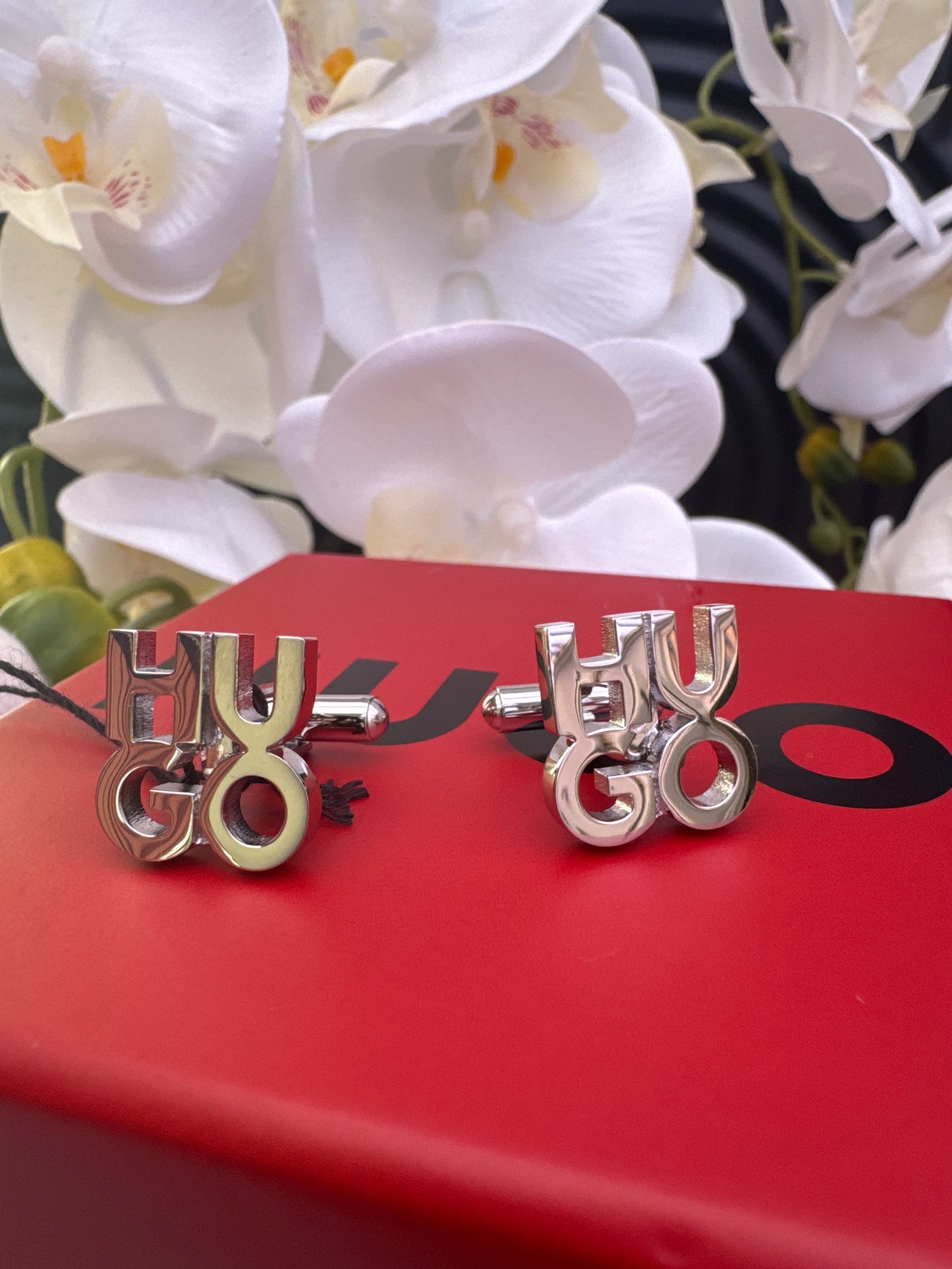 Hugo Boss Stainless Steel Cufflinks