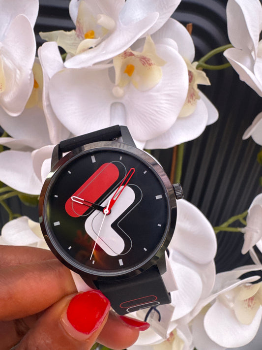 Black Logo Watch