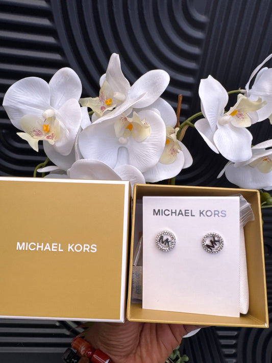 Michael Kors Ladies' Sterling Silver Stud Earrings