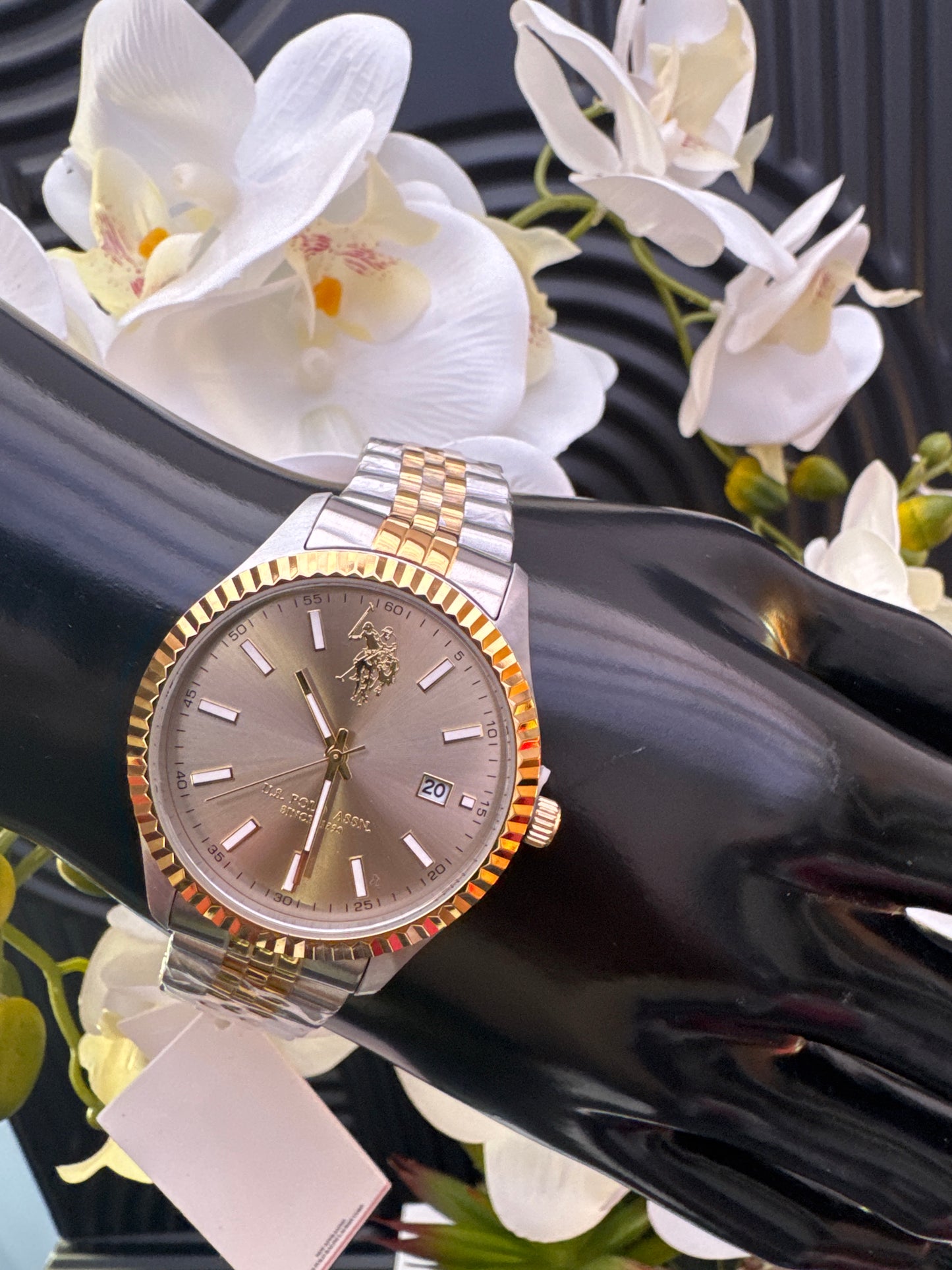 US Polo Two-Tone Watch