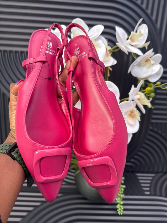 Pointed Strappy Flats