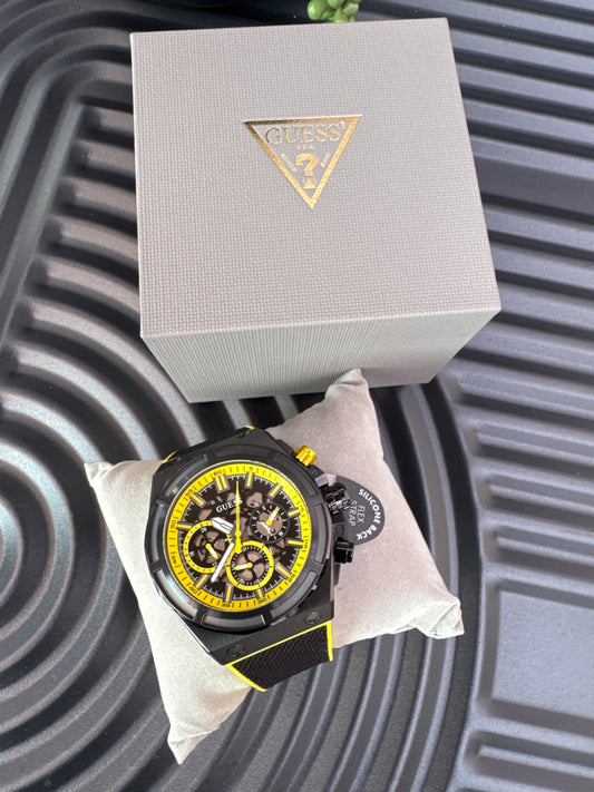 GUESS Silicone Multi-function Watch