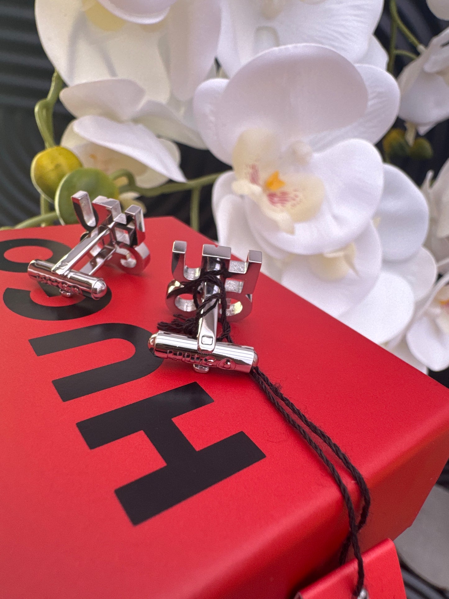 Hugo Boss Stainless Steel Cufflinks