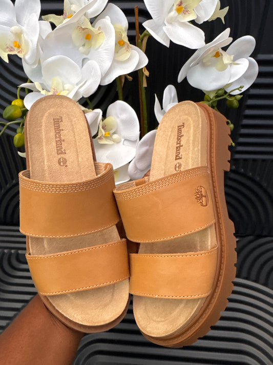Timberland Slide Sandal for Women in Beige