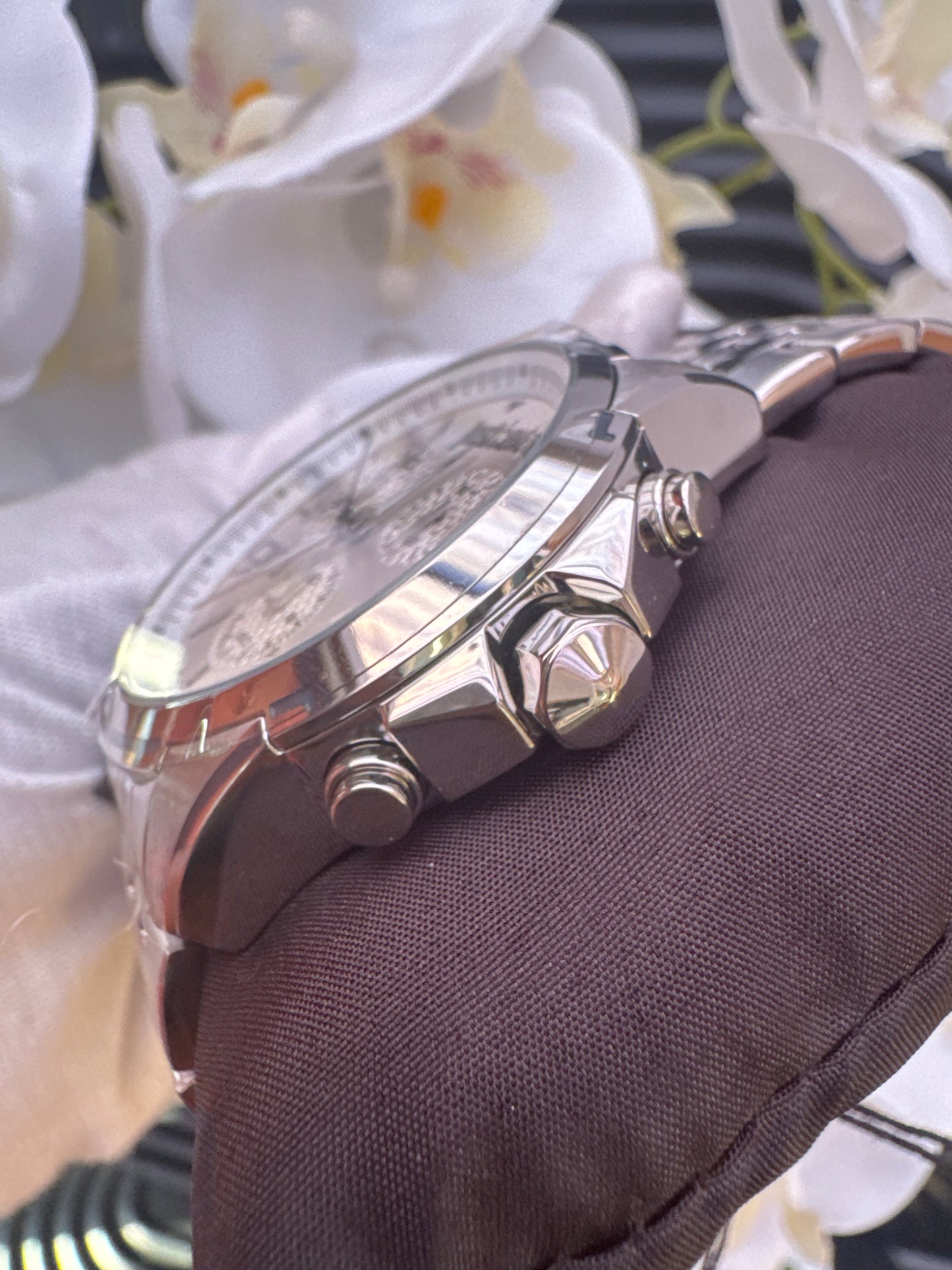Just Cavalli Chronograph SIlver Watch for men